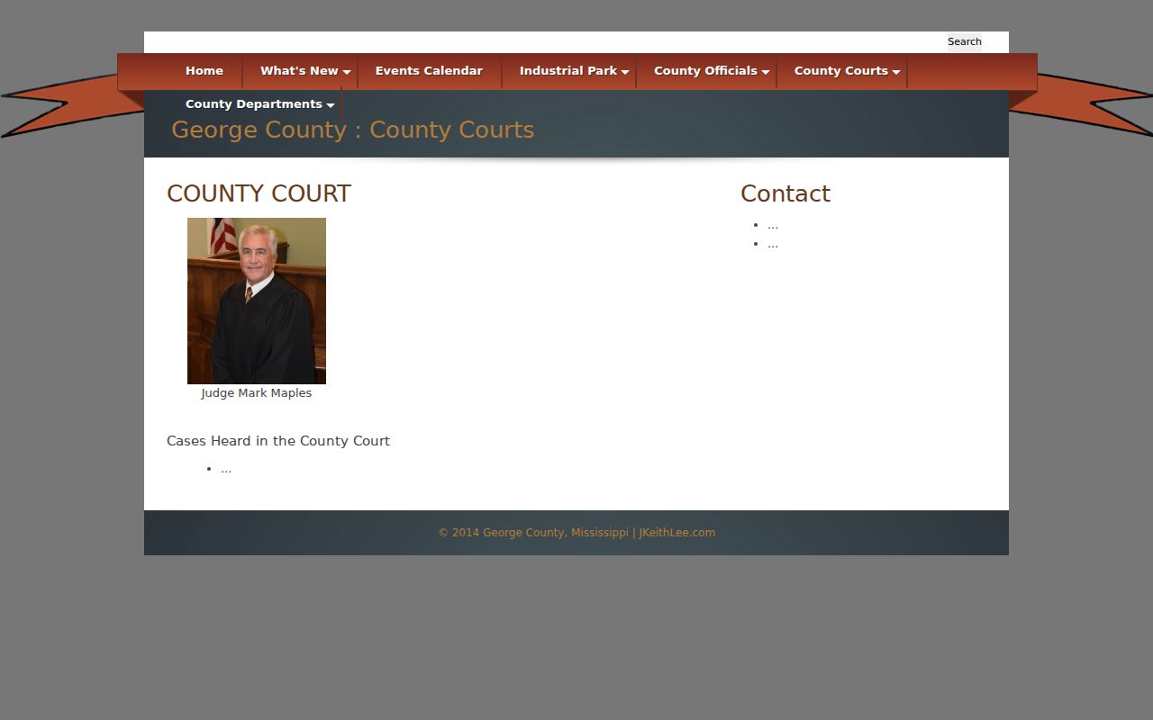 George County County Court official page