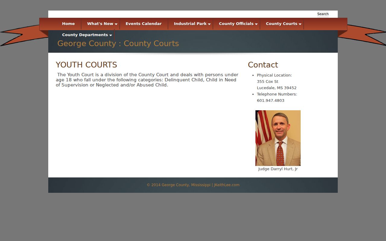George County Youth Court official page