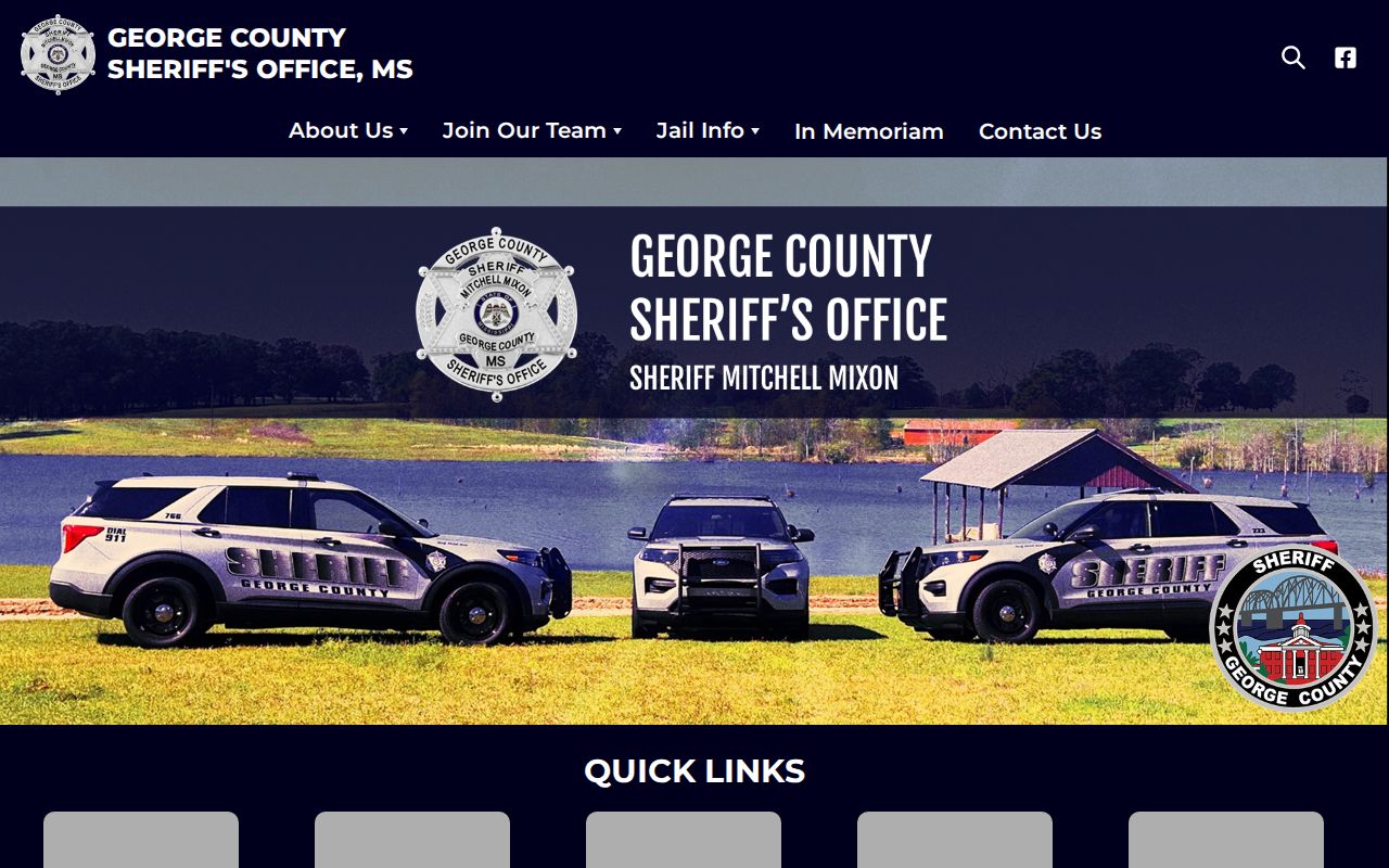 George County Sheriff official app home
